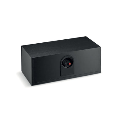 Focal Theva Center Boxe Centru, vedere spate, culoare neagră, terminale conexiune vizibile.